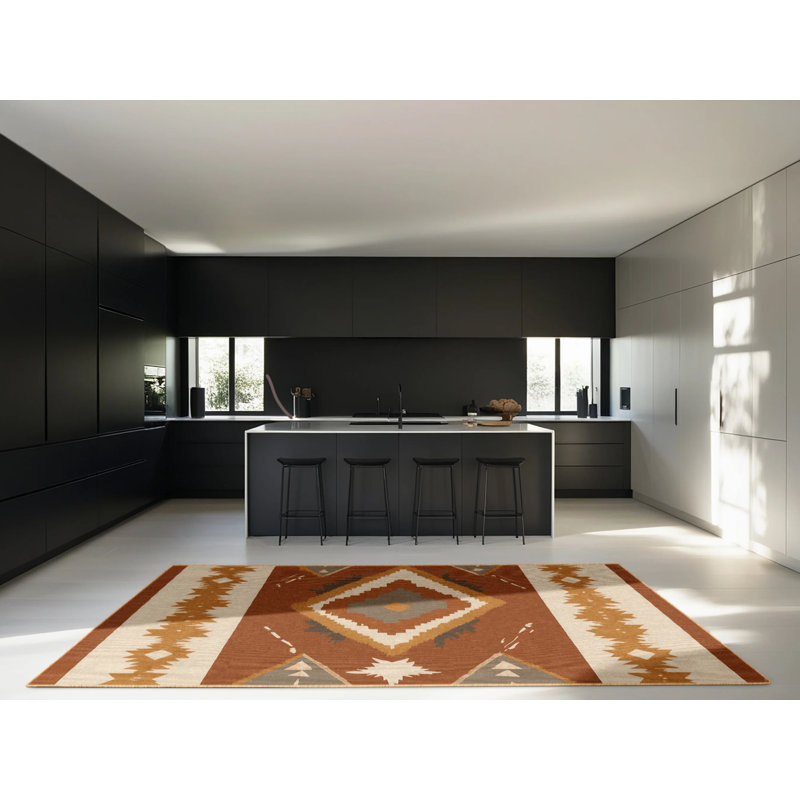 Dawn Glow Rug, Square 5'