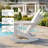 2 - Person Soft Back Outdoor Rocking Wicker Bistro Set-1396102071