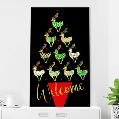 «Deer Tree (Vertical)» par By Jodi - impression