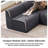 121.8" Upholstered Sectional Modern Chenille Modular Compression Banquette Sofa Dining Booth-494645477-494645483