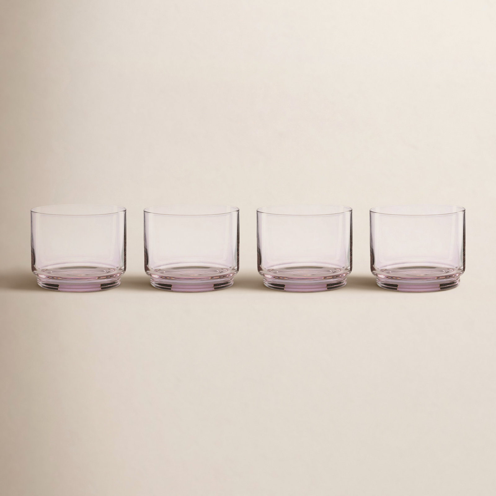 Tuscany Stackables Drinking Glass, 9 Oz, Blush