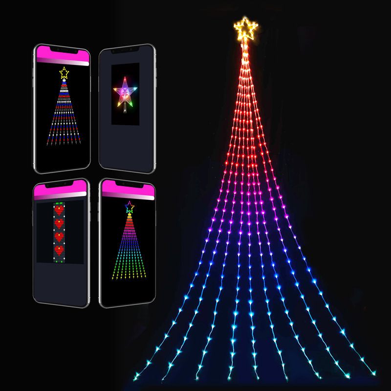 LED Twinkle Icicle Lights