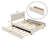 Upholstered Platform Bed,Bed Frame With Trundle And Drawers-2089337319