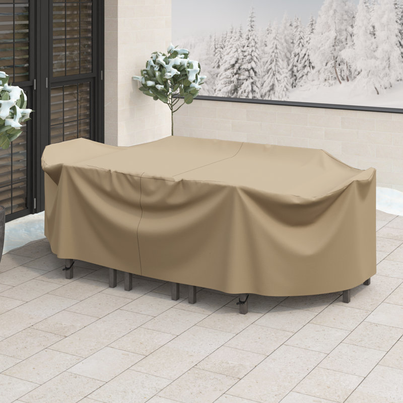 Outdoor Patio Dining Set Cover, 32" H x 84" W x 127" D