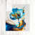 Bleu clair / jaune / blanc