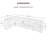 L-shaped Upholstered Sectional Sofa 5-Seat with Storage-1475222737