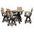 Kohatk Square Outdoor Dining Table With Umbrella Hole , 44'' in. W 44'' in. D-87332323