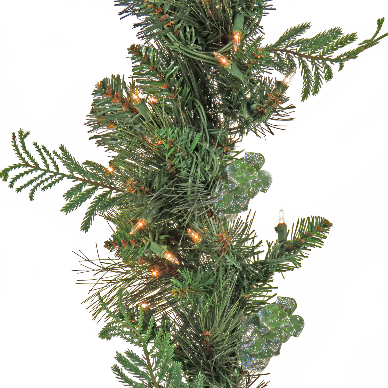 108" Pre-Lit Eucalyptus Christmas Garland