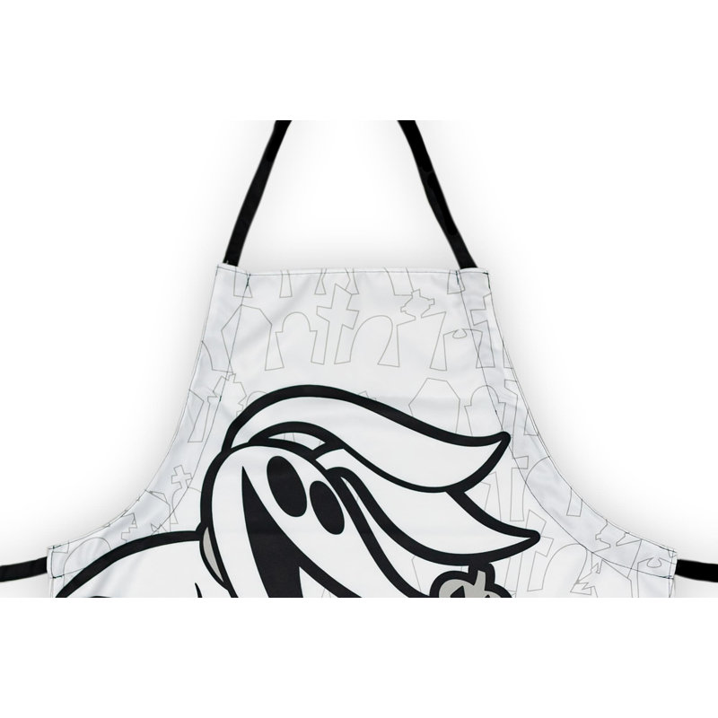 Halloween Cotton Blend Cotton Bib Apron