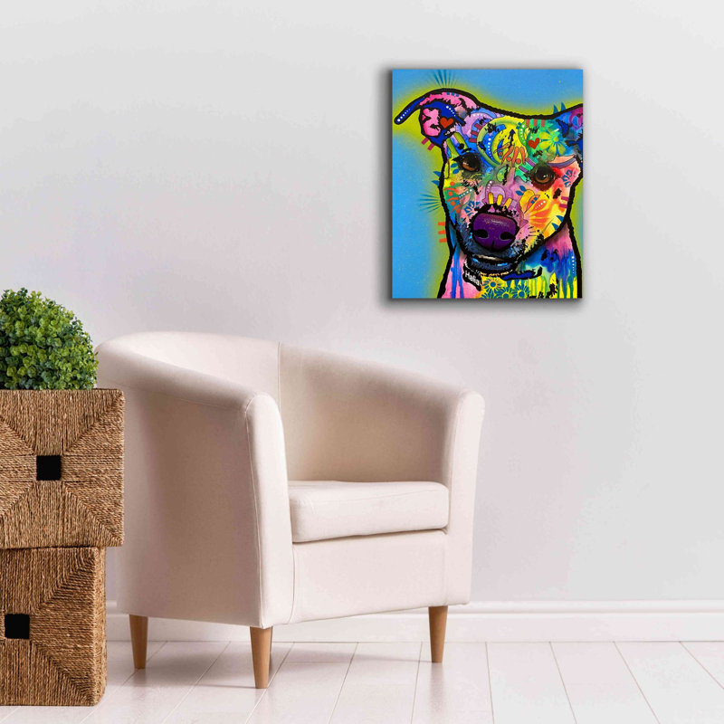 «You Mean The World To Me» par Dean Russo, art mural sur toile, H 24 po x l 20 po x P 0,75 po