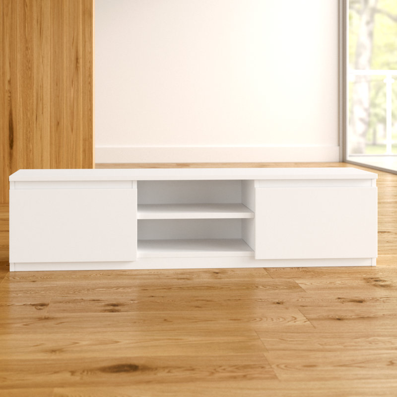 Delancey TV Stand, 36" H x 120" W x 40" D, White
