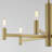 Ilene 6 - Light Aluminium and Steel Dimmable Chandelier-1034065545