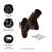 Stapleton 2-Position Cast Iron Bronze House Flag Bracket-971354145-1035239980
