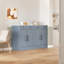 Armoire de rangement de cuisine autoportante moderne avec tiroir, 2 tablettes réglables et 2 tablettes de porte, convenant à la salle à manger et à la cuisine-588068887