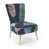 Abstract Navy Polyester Blend selected