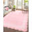 Machine Washable Scalloped Area Rugs Modern Bordered Floor Mats, Non-Slip Contemporary Accent Rug, Non Shedding Soft Low Pile Indoor Carpet for Living Room, Bedroom, Kitchen-1948734025