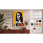 Divided Portrait Pop Art 1 Piece Wrapped Canvas Wall Art-649408029-649408224