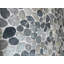 Mosaïque de galets de mer naturels bleu fossile pour mur et plancher 12 po x 12 po