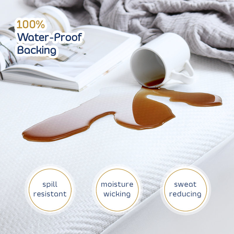 Waterproof Mattress Protector Mattress Protector Case Pack, King 