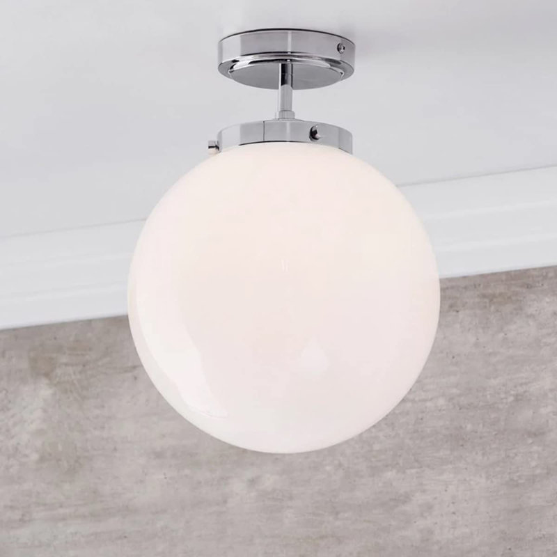 Yadiel Semi Flush Mount, Silver