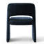 Fauteuil de salle à manger rembourré 19 po en chenille-130130324