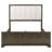 Harbington Dark Cocoa Upholstered Eastern King Panel Bed
