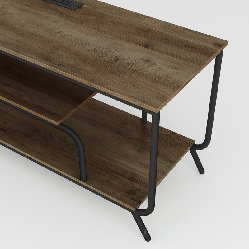 Modern LED TV Stand With Power Outlets And Storage, Ideal For Living Room And Bedroom Entertainment, TV Stand
