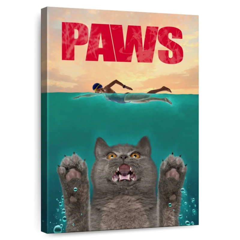 Ketti Paws I, 36" H x 24" W