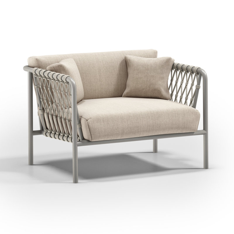 Rowan Chat Chair, Fog/Greige, Sailcloth Salt