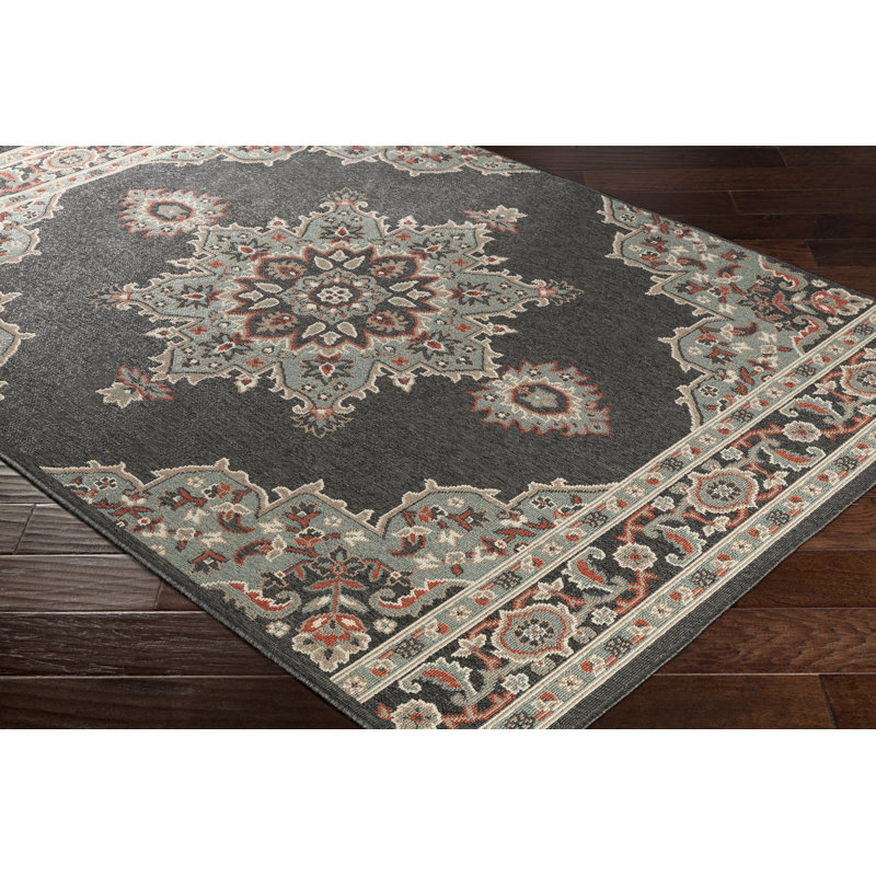 Merriwood Oriental Indoor / Outdoor Rug, Rectangle 7'6" x 10'9"