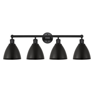 Éclairage pour meuble-lavabo en métal 4 lumières 34,5 pouces Bristol