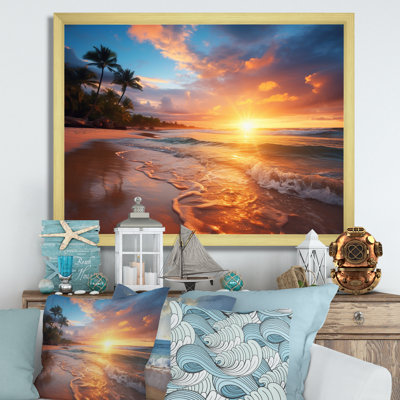 " Beach Photo Sunset Serenade XIII "