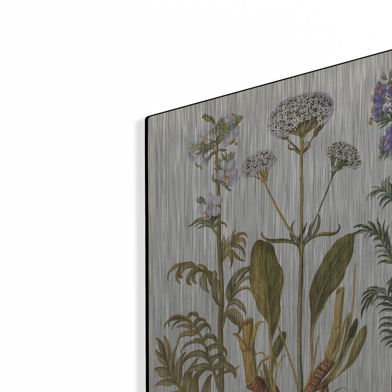 Winston Porter «Valeriana» par Art Licensing Studio, art mural en métal, H 24 po x l 24 po