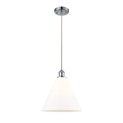 Luminaire suspendu conique à 1 lumière