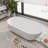 59'' x 30'' Freestanding Soaking Solid Surface Bathtub-112293181