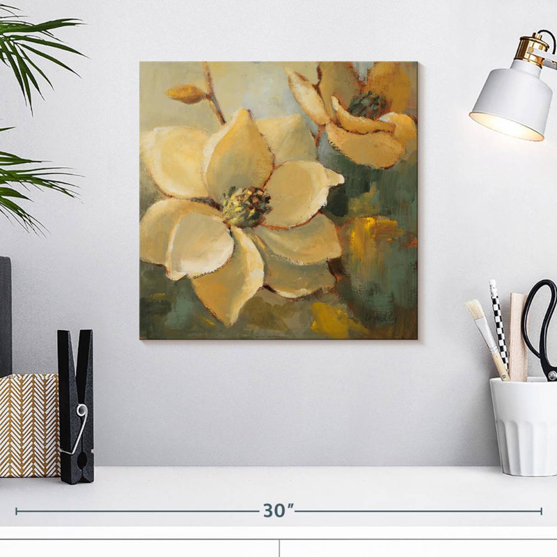 Harnek Magnolias After The Rain I, H 16 po x l 16 po