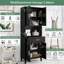 Grande armoire de salle de bain autoportante polyvalente au design élégant-774539580