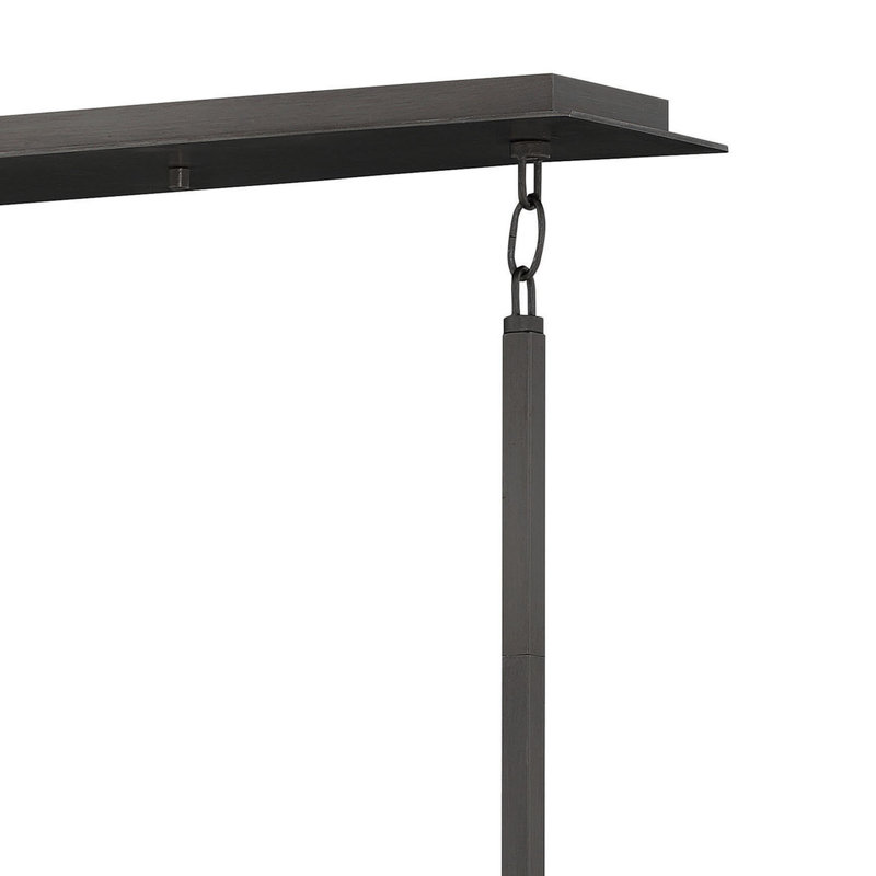 Ludlow Eight-Light Linear Chandelier by Lisa McDennon