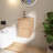 12" Wall-Mounted Bathroom Cabinet With 2 Soft-Close Drawers