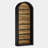 Spacious Display Shelving,Freestanding Bookshelf,Arched Bookcase-1939682333