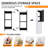 24'' Double Bathroom Storage With Soft Close Doors-938331866