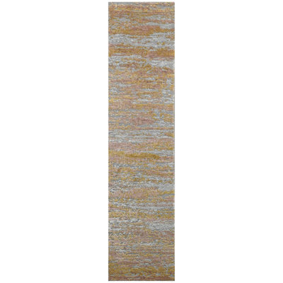 One-of-a-Kind Runner 2'6" x 10' Hand Knotted Area Rug