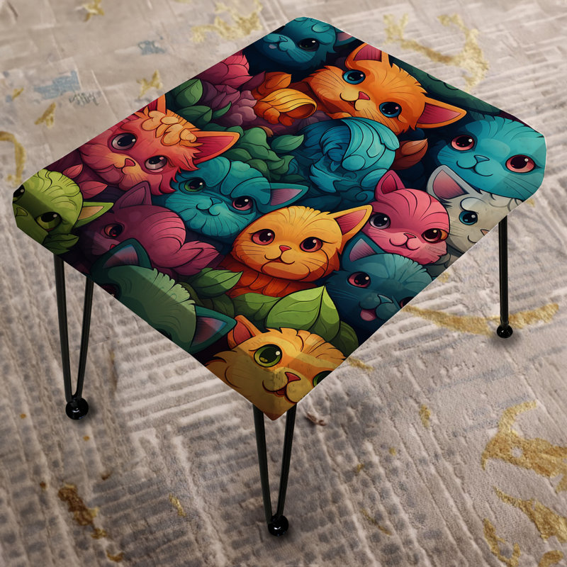 Swee - Repose-pieds rectangulaire imprimé animal