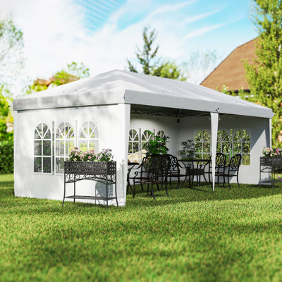 6m x 3m Steel Pop Up Canopy