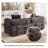 Boneless No Assembly Required Compression Packed 2 Person Fabric Sofa Bed, High Rebound Density Sponge Sofa-2108988479