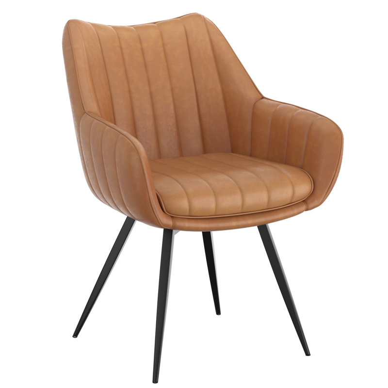 Chaise de salle à manger Farrish, Chameau