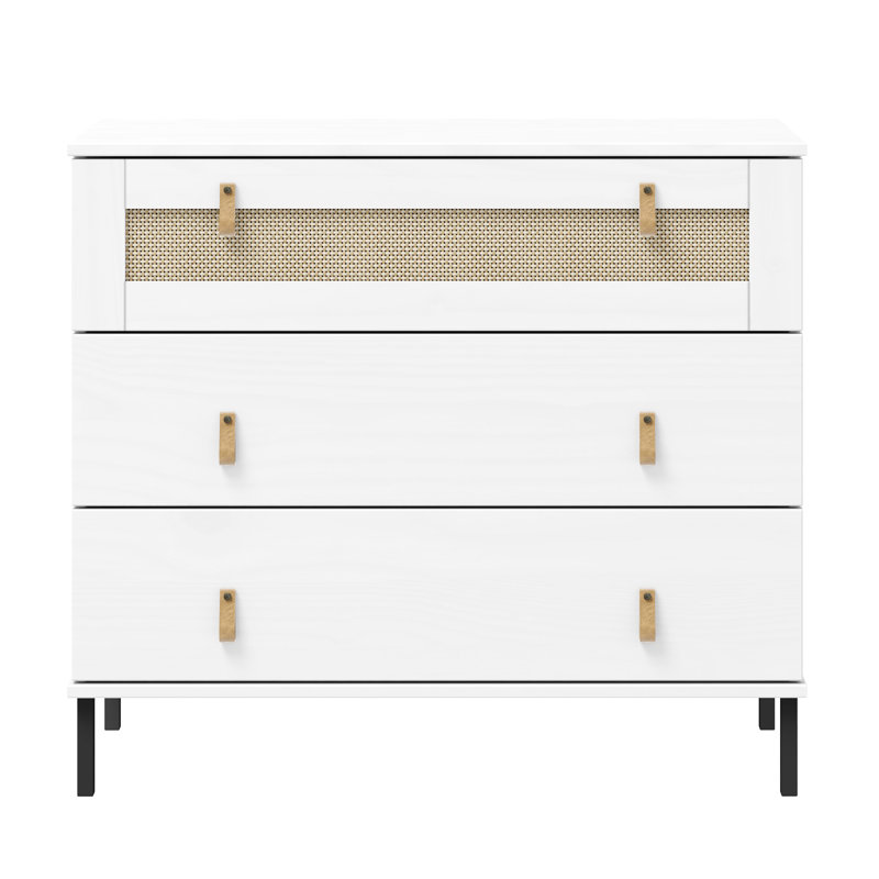 Burslem 90cm Solid Wood Sideboard, White
