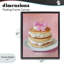 Crêpes Coquette avec cadre flottant crème fouettée, design par The Prints Vibe-712832648-712832650