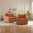 36" Chenille Upholstered Single Swivel Chair-1507872209