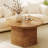 31.5" Lift Top Round Coffee Table with Drum Base-1172504817